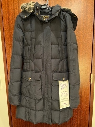 【美品】 WOOLRICH ロングダウンコート ブリザードパーカー ネイビーXS