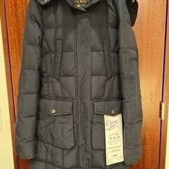 【美品】 WOOLRICH ロングダウンコート ブリザードパーカー ネイビーXS