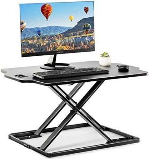 Accurtek製リフティングテーブル32インチ　スタンディングデスク