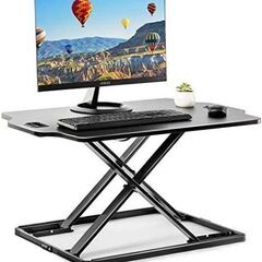 Accurtek製リフティングテーブル32インチ　スタンディングデスク