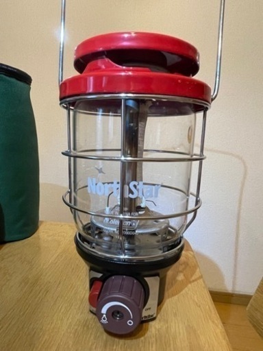 コールマン　ランタン　ガス缶　付き