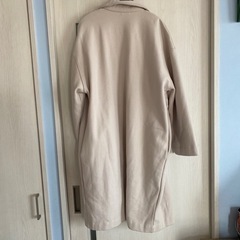 ZARAコート大きいサイズ裏起毛　レディース大きいサイズフリースアウターの画像