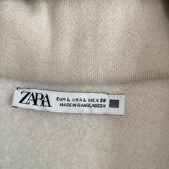 ZARAコート大きいサイズ裏起毛　レディース大きいサイズフリースアウターの画像