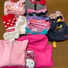 子ども服秋冬物　女の子（サイズ〜90センチ）