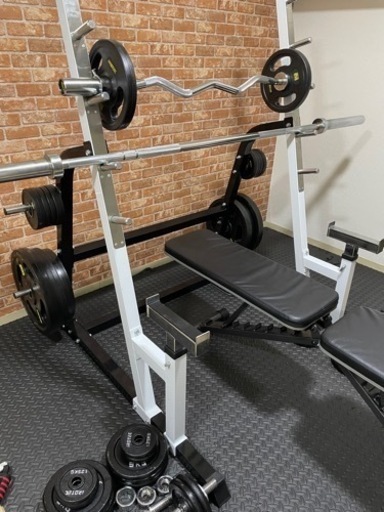 ベンチプレス ラック バーベルセット