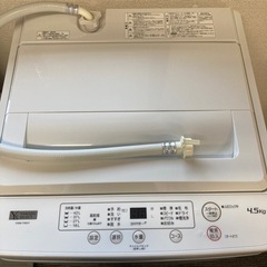 【中古品】YAMADA SELECT 全自動電気洗濯機 YWM-T45H1 2022年製 4.5kg j11-35