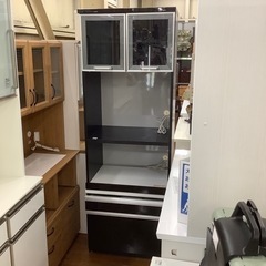 2枚扉レンジボード　ダークブラウン　縦200×横70×奥46 2枚扉レンジボード ダークブラウン 縦200×横70×奥46