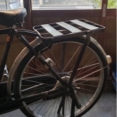 レトロ自転車 お米配達 新聞配達の画像