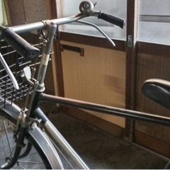 レトロ自転車 お米配達 新聞配達の画像