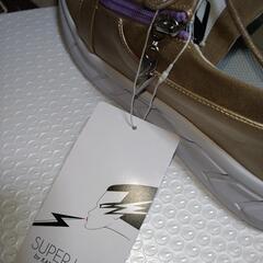 新品SUPERLADY スーパーレディ●スニーカー ジップ着脱 山本寛斎 大人カジュアル ワイズEの画像