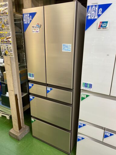 【愛品館八千代店】保証充実HITACHI2021年製475L6ドア冷凍冷蔵庫R-H48N