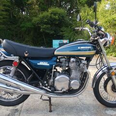 カワサキ　KAWASAKI　1975年　Z1-B 青玉虫カラーの...