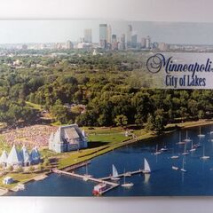 ポストカード　ミネソタ ミネアポリス ダウンタウン スカルプチャーガーデン（４枚の画像