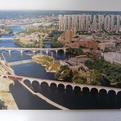 ポストカード　ミネソタ ミネアポリス ダウンタウン スカルプチャーガーデン（４枚の画像