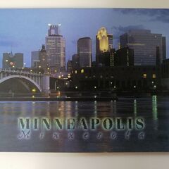 ポストカード　ミネソタ ミネアポリス ダウンタウン スカルプチャーガーデン（４枚の画像