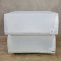 ニトリ 衣装ケース Nフラッテ ふた付 W51.5×D39.5×...