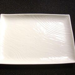 ■□たち吉磁器白角プレート16cm×11cm、5枚組□■
