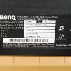 BENQ 液晶モニター GL2460-T ディスプレイ 2019年製の画像