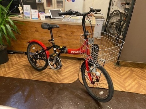 【DUCATI】20インチ折りたたみ自転車6速