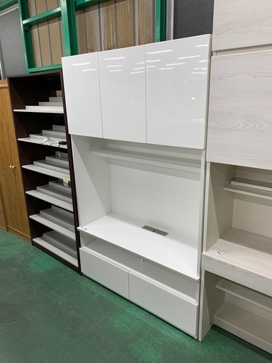 家具ならトレファク吉川店！！　ニトリ　テレビボード　ポルテ　アイボリー　変色・ヤケ有り
