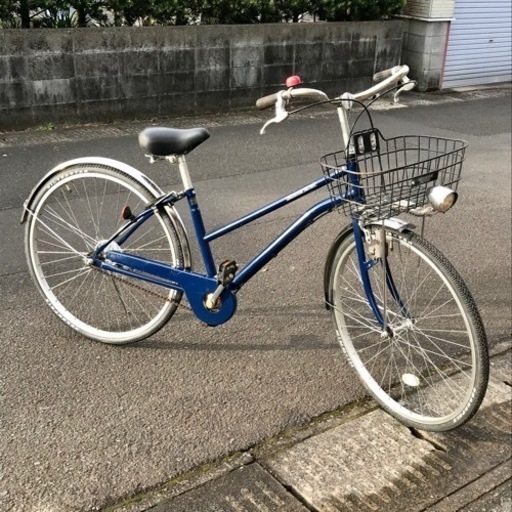 お取引感謝【鹿児島県の方に】２６インチ・レトロ風自転車・変速無・タイヤのみ新品・中古自転車