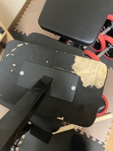 ベンチプレス台 トレーニングセット ウエイト60kg付 