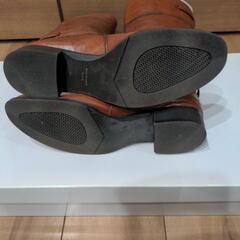 (本皮)サヴァサヴァ　ロングブーツ　24.5cmの画像