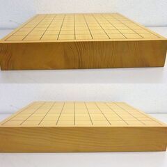 将棋盤 卓上将棋盤 柾目 36.3×33.0×厚み5.5cm ハギ盤 桐覆い付き ☆ 札幌市 北区 屯田の画像