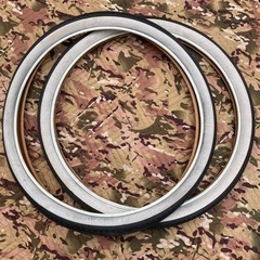 値下げ！　ビンテージ schwinn 純正タイヤ ビーチクルーザー タイヤ シュゥイン シュイン クラシック26x2.125 ホワイトリボン ホワイトウォールの画像