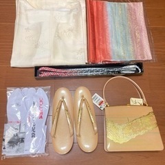 着物   未着用 美品✨️／訪問着  一式セット、ピンク色