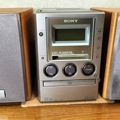 SONY スピーカー　CD MDコンポ　無料です