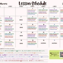 12月スケジュール　スタジオプルメリア