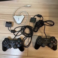PlayStation アナログコントローラー2台セット＋USB変換