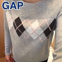 GAP ニット　セーター　アーガイル柄