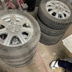 軽自動車スタッドレス2セット　ホイール付の画像