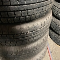 軽自動車スタッドレス2セット　ホイール付の画像