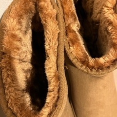 メンズ　ムートンブーツ　茶色　27cmの画像