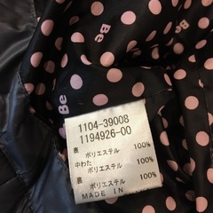 BEBE コート ダウンジャケット 110cm お受験、卒園式の画像