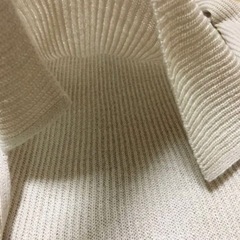 ニット　ベージュ(アイボリー)の画像
