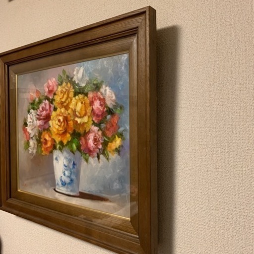 超美品大版★ 中山扇 油絵 10号サイズ