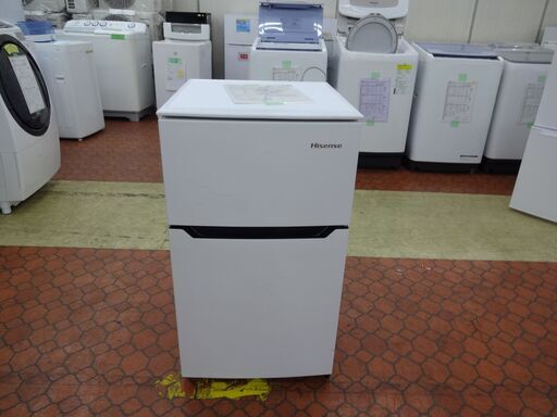 ID  027741　冷蔵庫ハイセンス　93L　スリキズ有　２０１７年製　HR-B95A