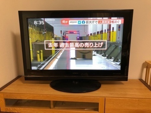 42Vテレビとテレビ台