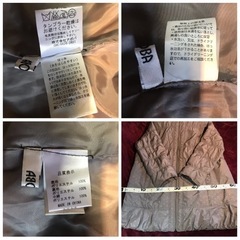 ダウンジャケットABOBAレディースサイズLの画像