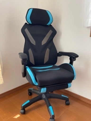 (決定)ゲーミングチェア　オットマン付き