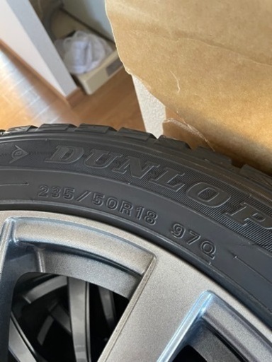《冬支度》レクサス　LS600h社外ホイール・ダンロップタイヤセット　235/50R18(2018年)