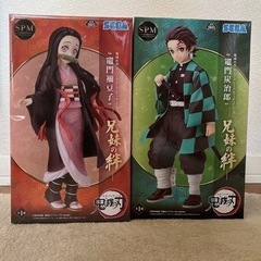 新品・未開封】鬼滅の刃フィギュア　竈門炭治郎・禰󠄀豆子