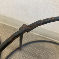 ワイヤープランタースタンド2個セット中古の画像