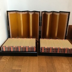 お雛様の漆塗りアンティークお飾りまとめての画像