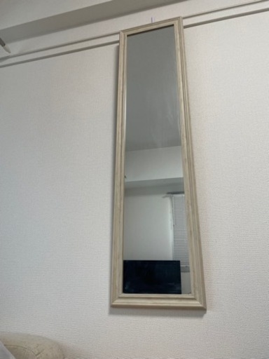 全身鏡　お譲りします　壁掛け　ミラー