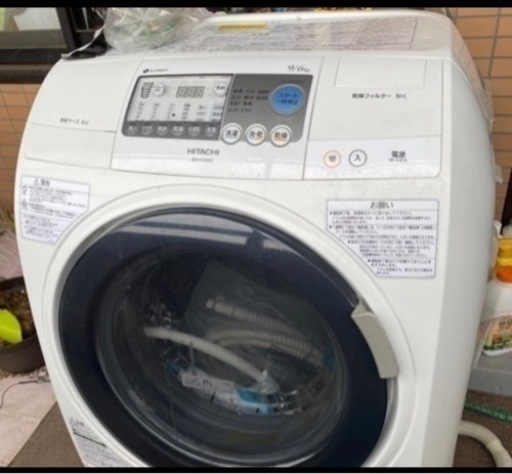ドラム式洗濯機　HITACHI BD-V1400